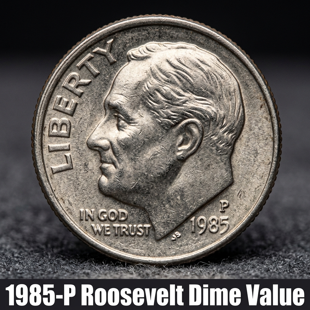 1985 P Roosevelt Dime Value Guide and Mint Error Worth