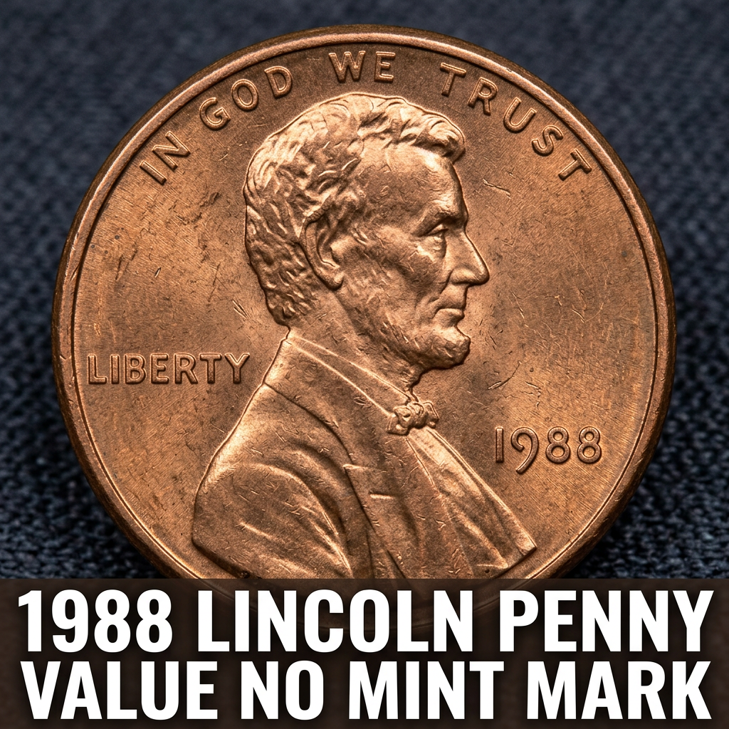 1988 Lincoln Penny Value No Mint Mark with Rare Error Guide