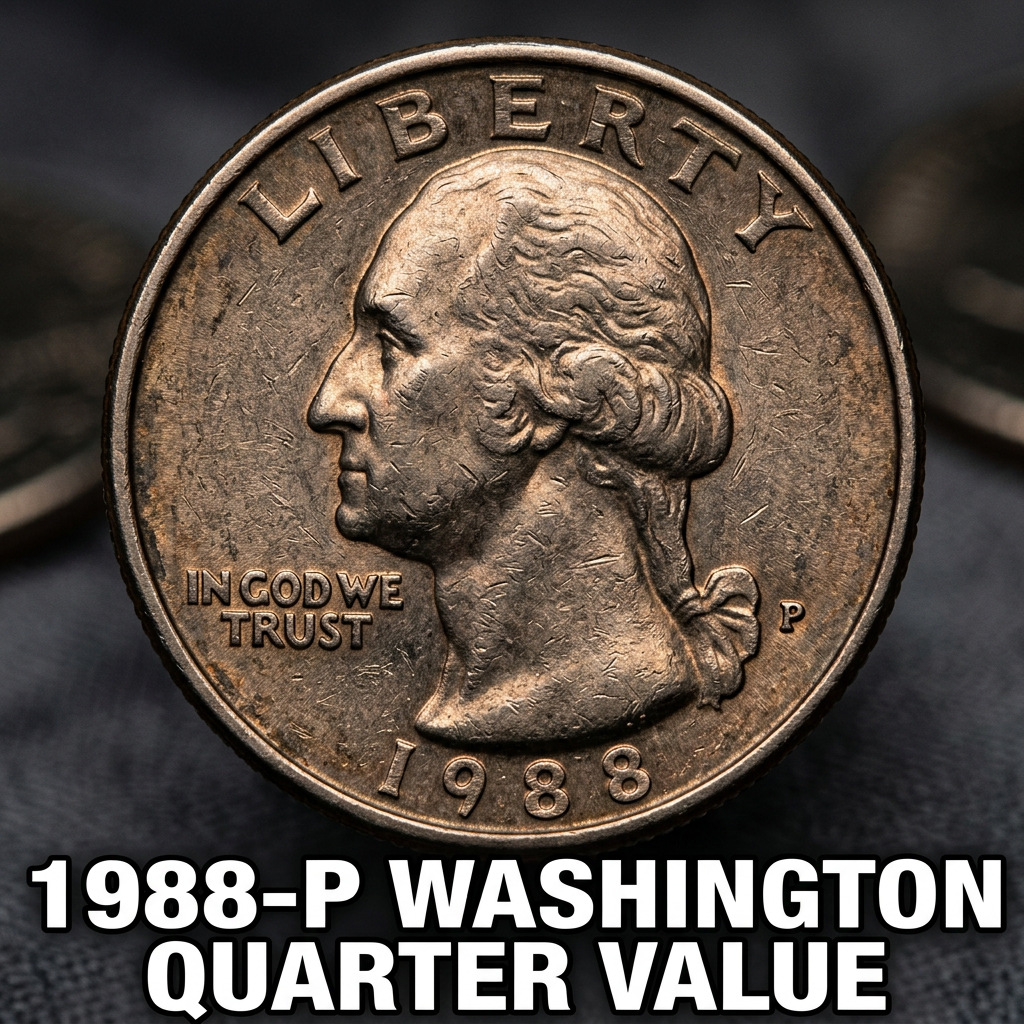 1988 P Washington Quarter Value and How Much Your Coins Are Worth Today