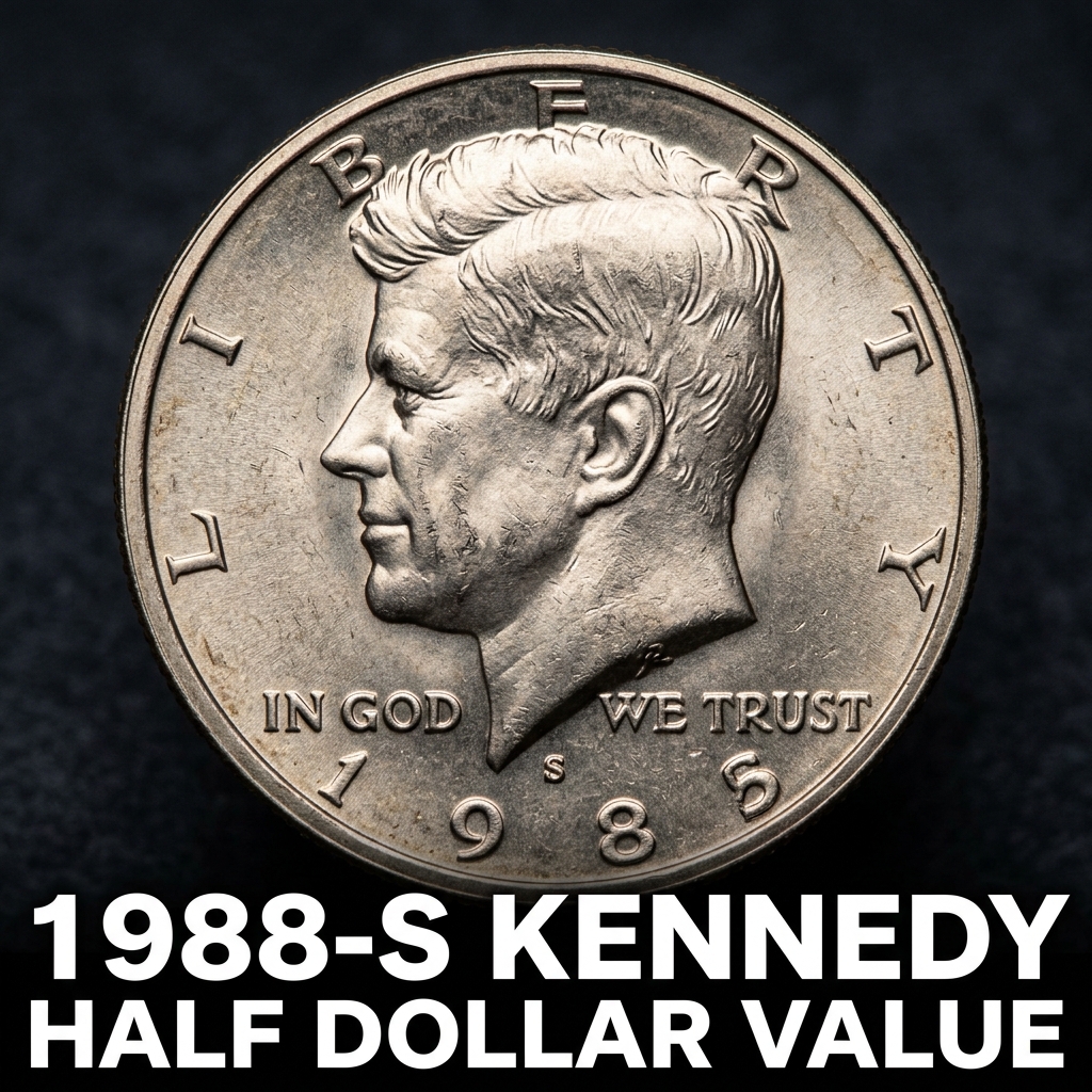 1988 S Kennedy Half Dollar Value and Collector Price Guide