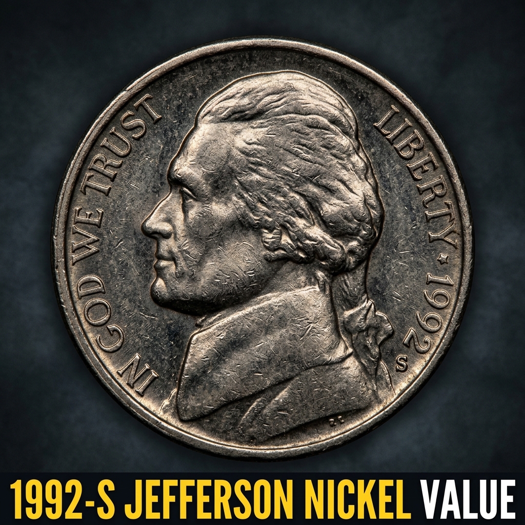 1992 S Jefferson Nickel Value Guide for Collectors and Pocket Change Hunters