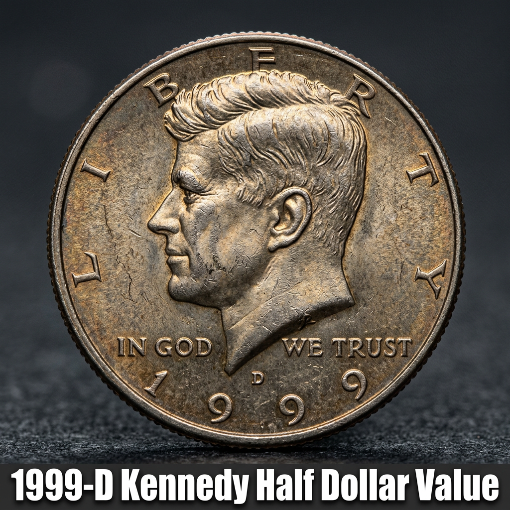 1999-D Kennedy Half Dollar Value and What It’s Worth Today