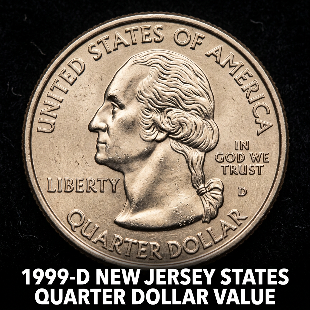 1999 D New Jersey State Quarter Value and Comprehensive Price Guide