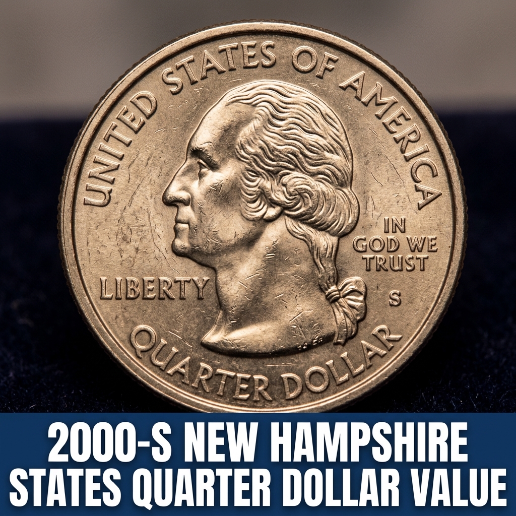 2000 S New Hampshire State Quarter Value and Mint Mark Varieties Guide