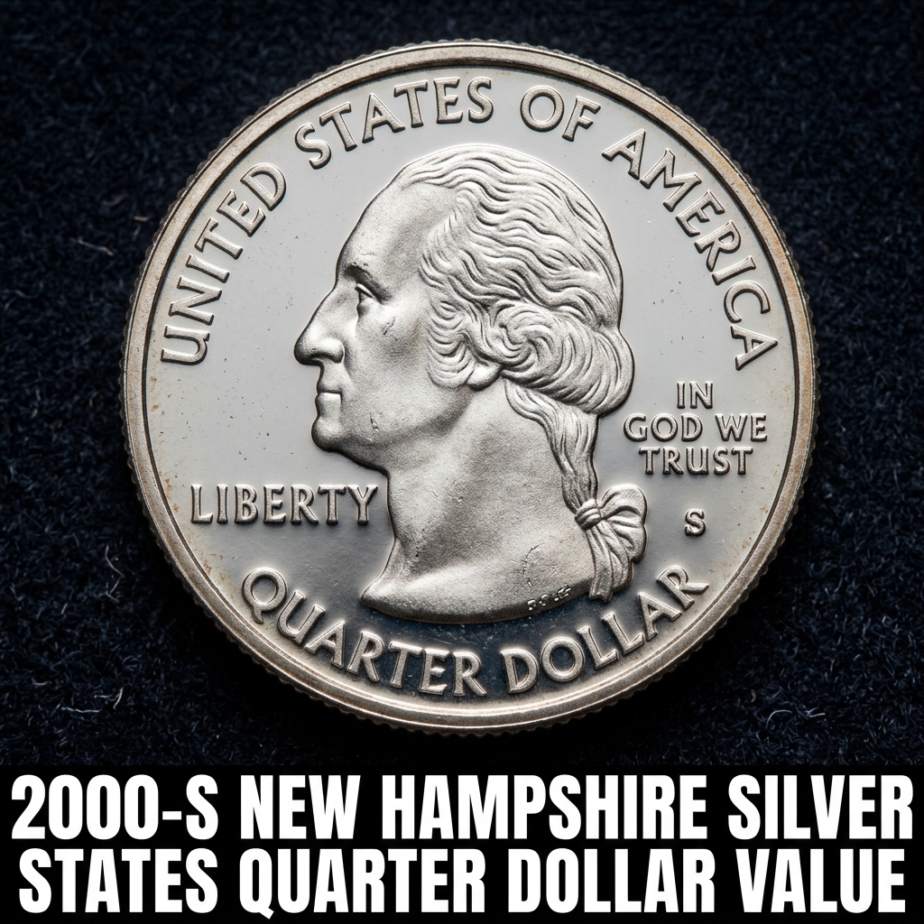2000 S Silver New Hampshire Quarter Value and Collector Price Guide