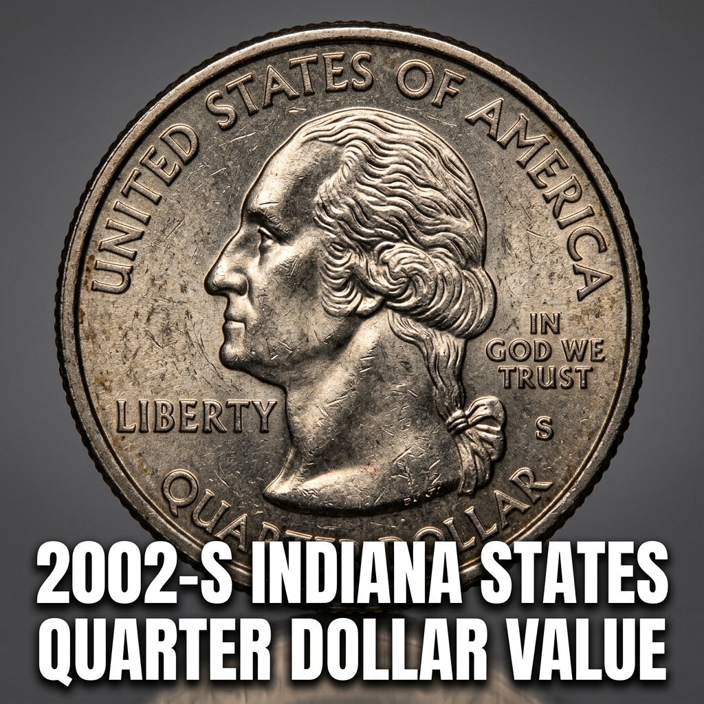 2002 S Indiana State Quarter Value Guide and Rarity Factors