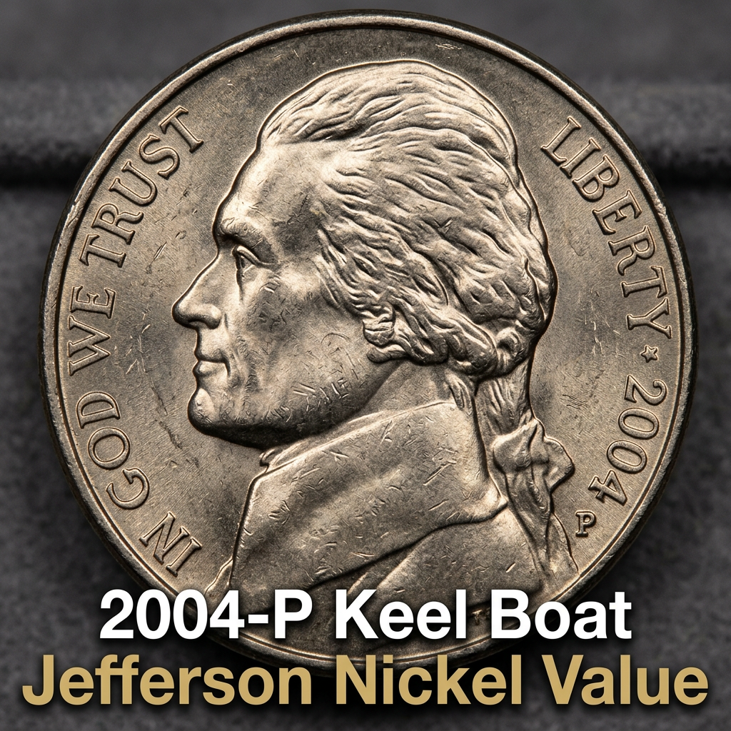 2004 P Keel Boat Jefferson Nickel Value and History Guide