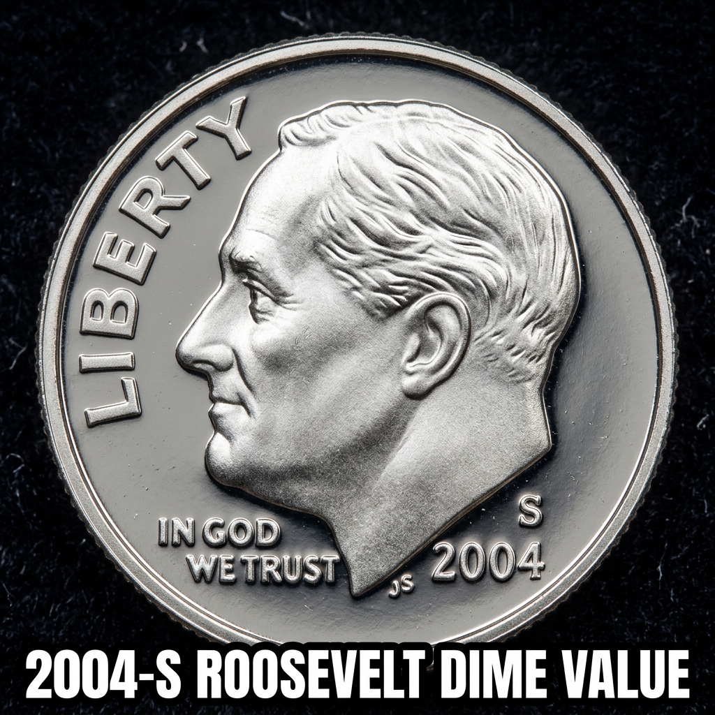 2004 S Roosevelt Dime Value and Rarity Guide for Collectors
