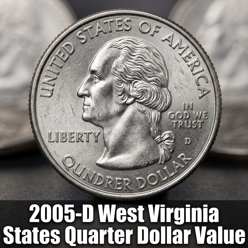 2005 D West Virginia State Quarter Value and Worth for Collectors