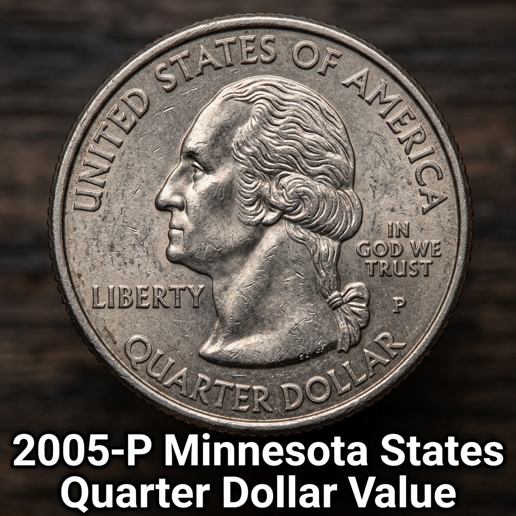 2005 P Minnesota State Quarter Value and Rare Extra Tree Variety Guide