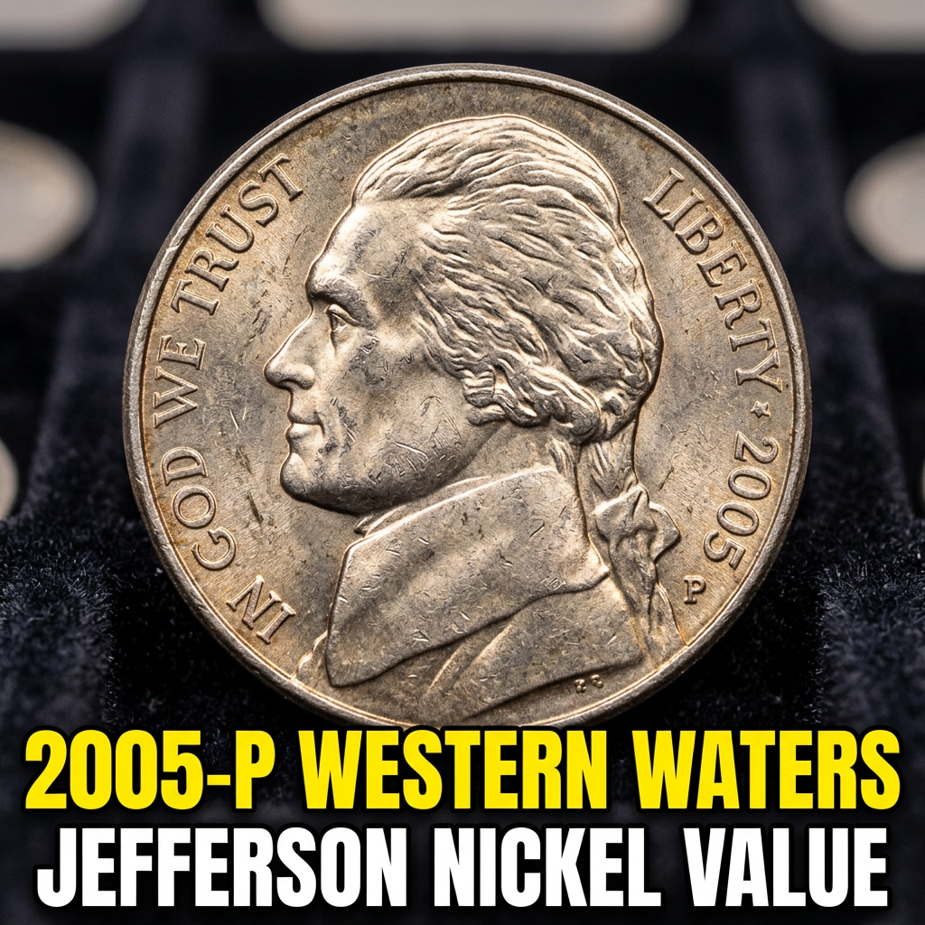 2005 P Western Waters Jefferson Nickel Value and Collector Price Guide