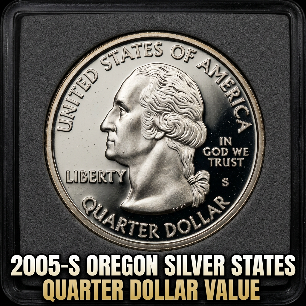 2005 S Oregon Silver State Quarter Value and Guide for Collectors