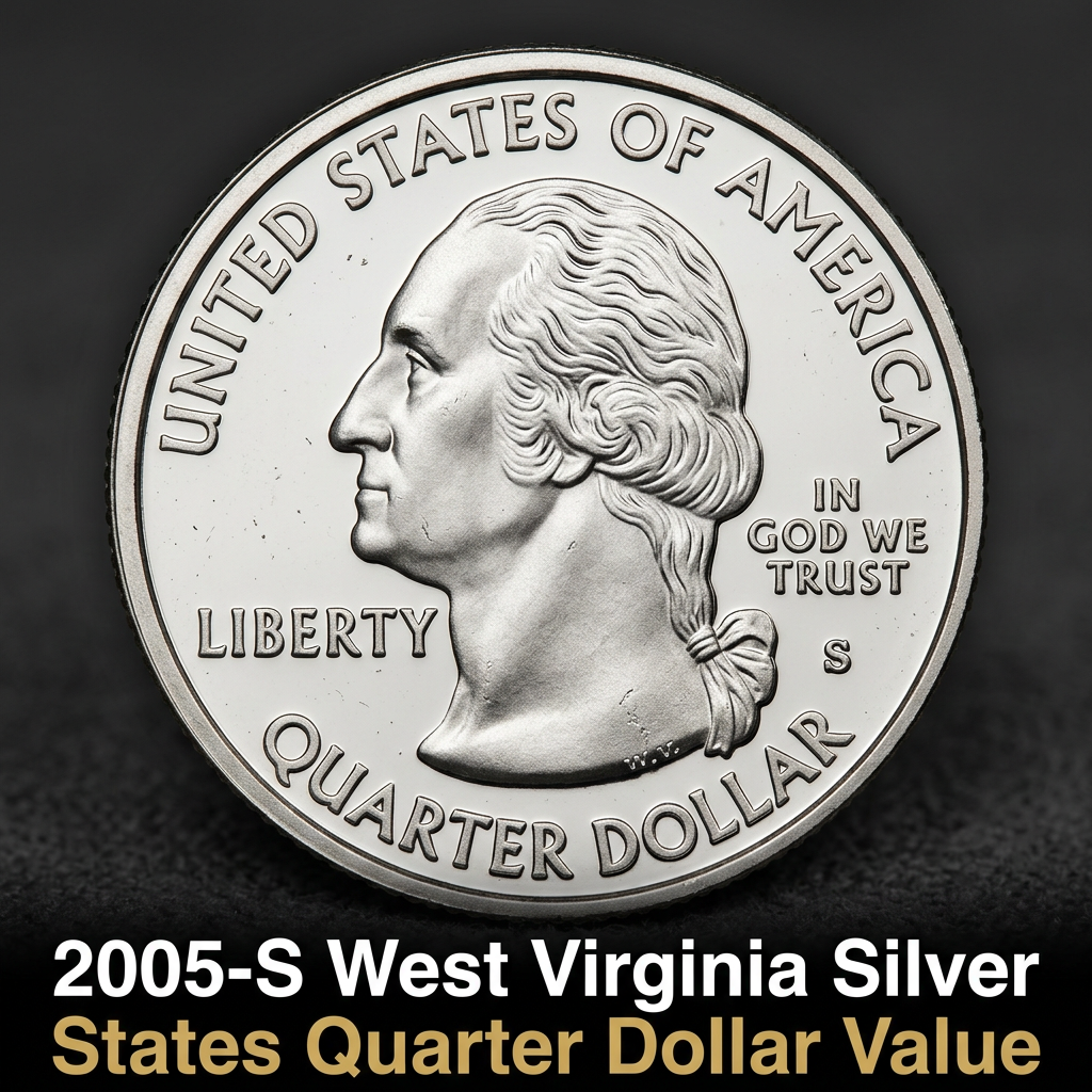 2005 S Silver West Virginia Quarter Value and Collector Information