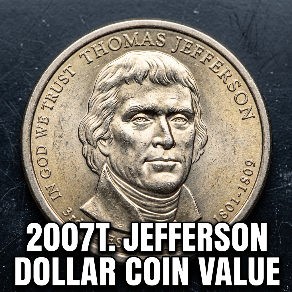2007 Thomas Jefferson Dollar Coin Value Worth and Rarity Guide