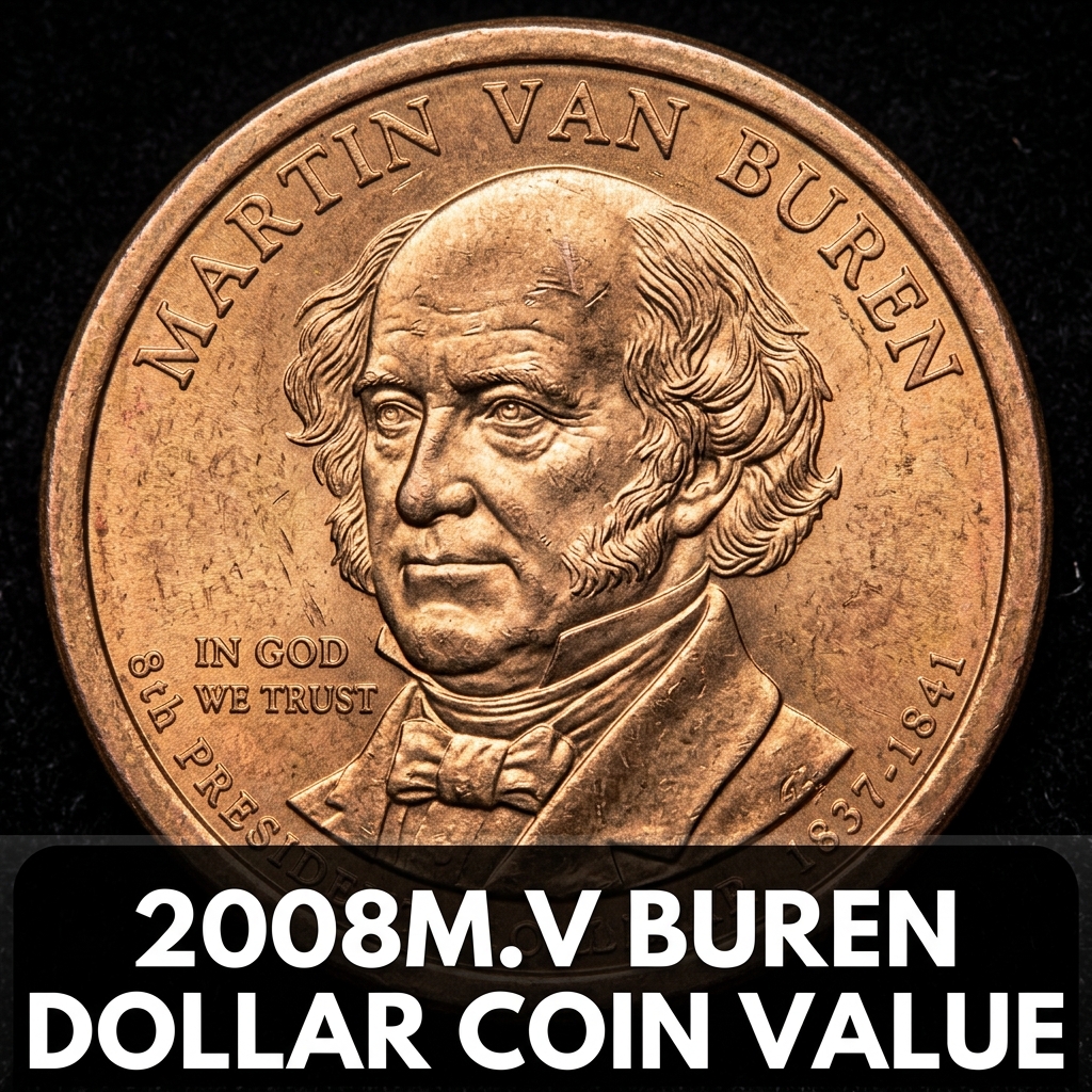 2008 Martin Van Buren Dollar Coin Value and Collector Price Guide