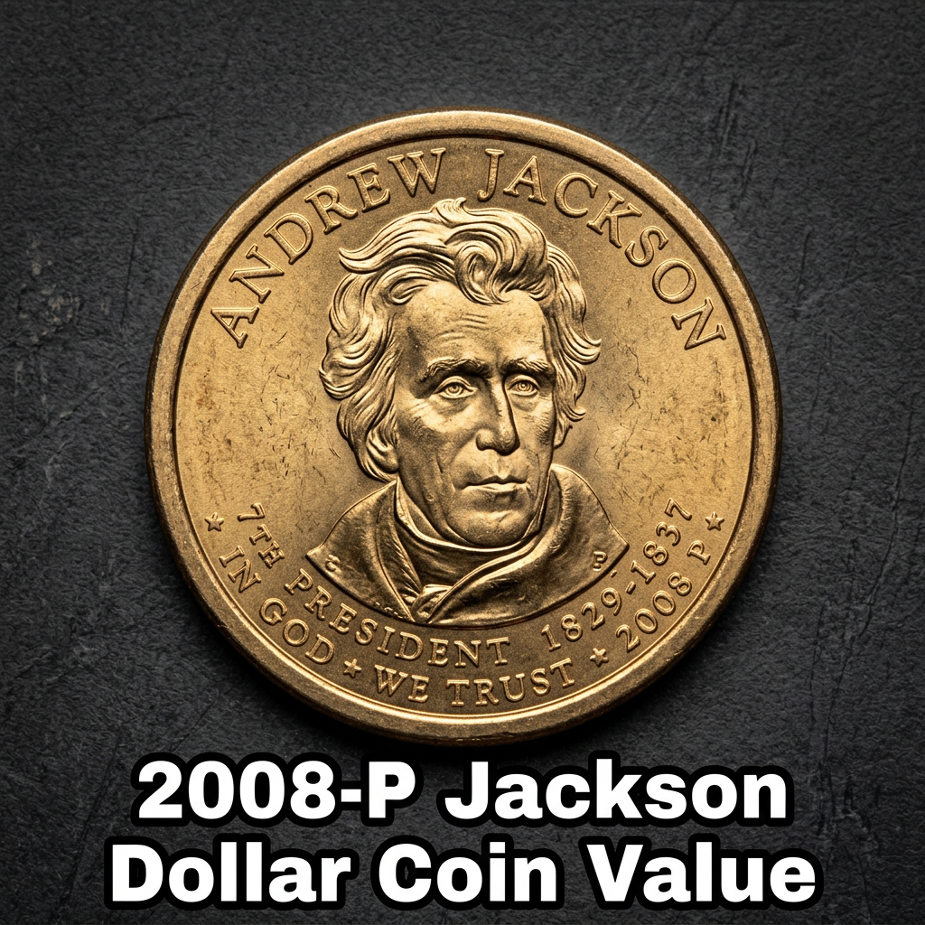 2008 P Jackson Dollar Coin Value Guide and Rarity Factors