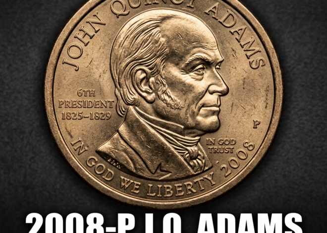 2008 P John Quincy Adams Presidential Dollar Value and Rarity Guide