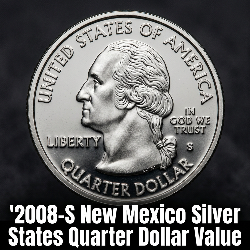 2008 S Proof New Mexico Silver State Quarter Value and Coin Prices Guide
