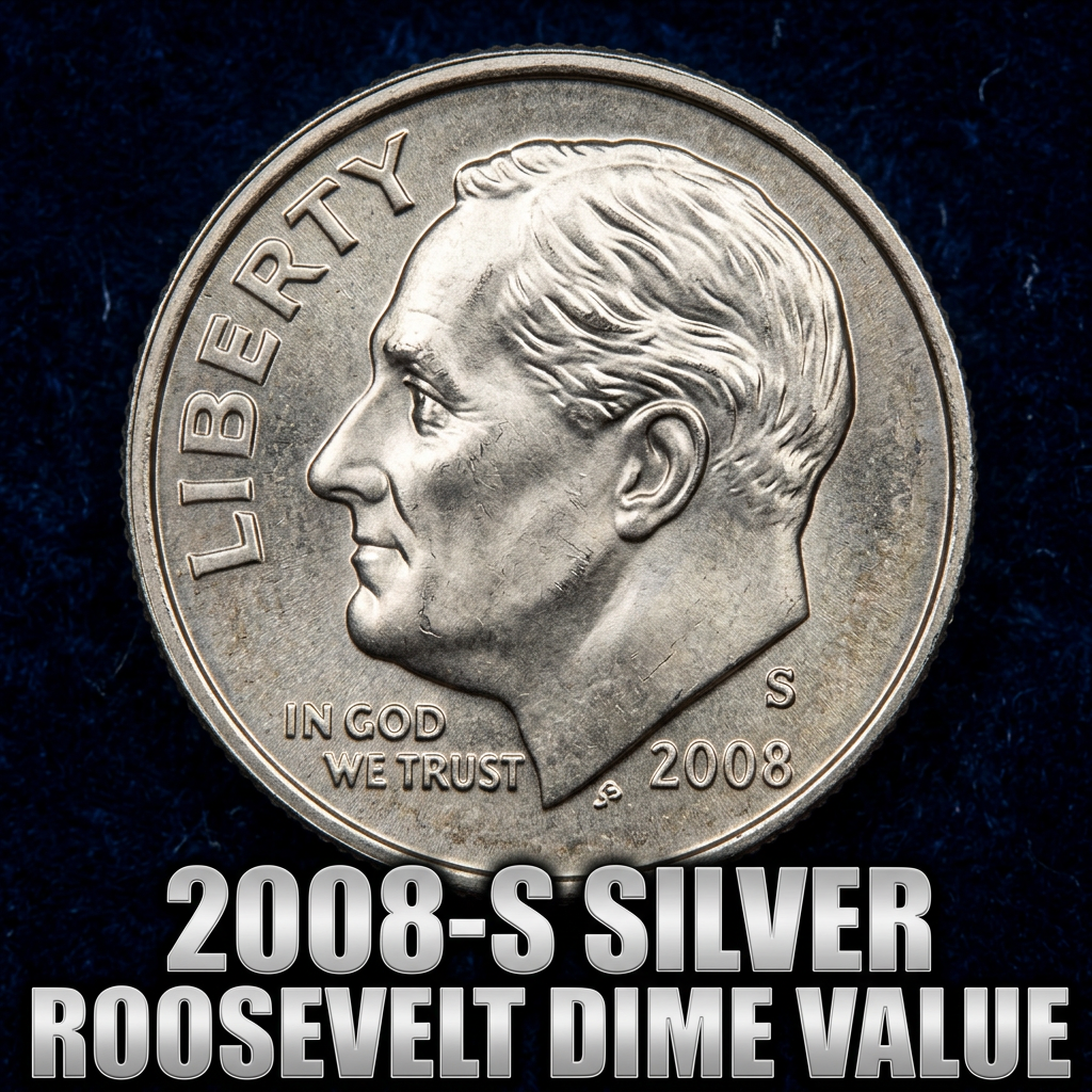 2008 S Silver Roosevelt Dime Value and Collector Guide