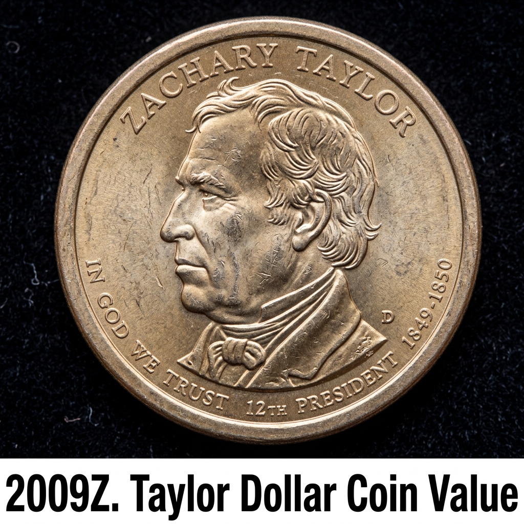 2009 Zachary Taylor Presidential Dollar Value and Rarity Guide