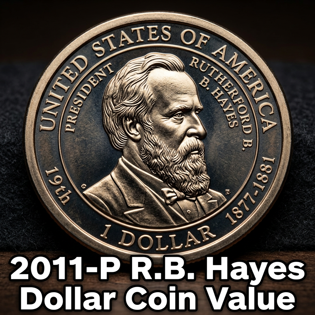 2011 P Rutherford B Hayes Dollar Coin Value and Price Guide for Collectors