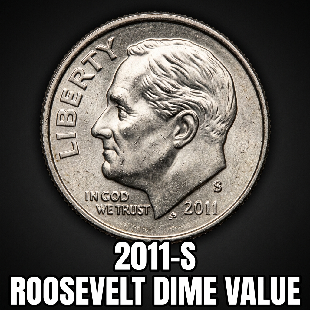 2011 S Roosevelt Dime Value Guide and Price Chart