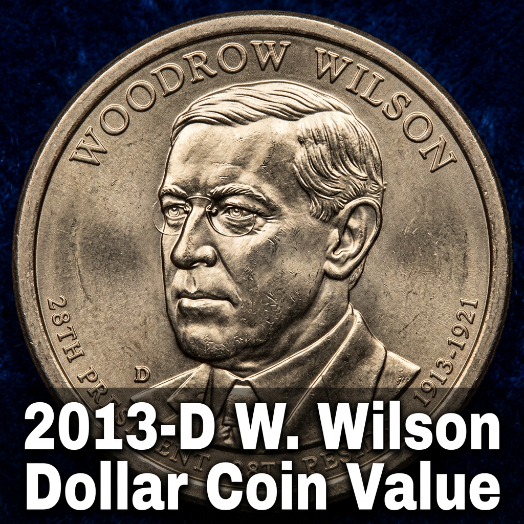 2013 D Woodrow Wilson Dollar Coin Value and Price Guide for Collectors