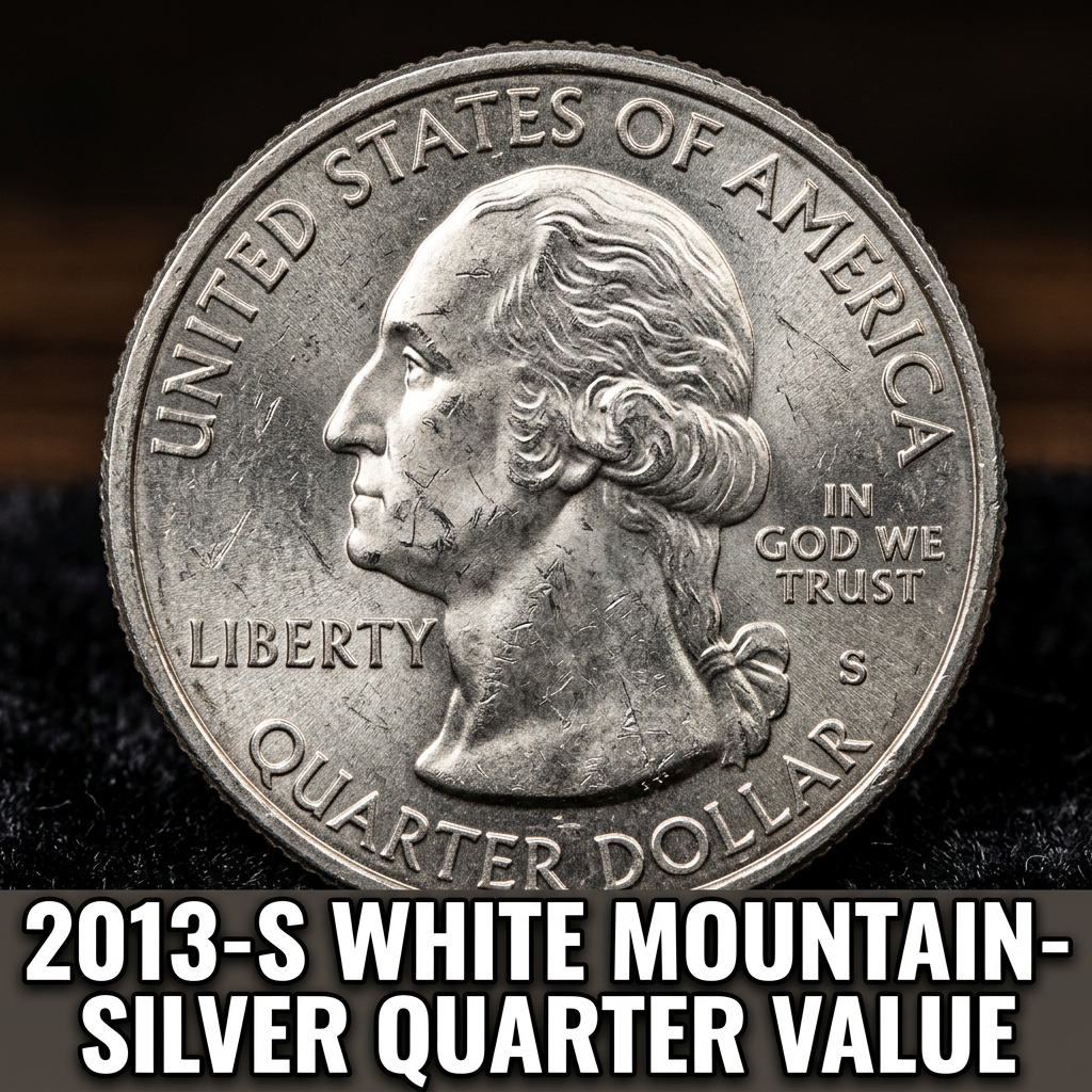 2013 S White Mountain Silver Quarter Value and Rarity Guide