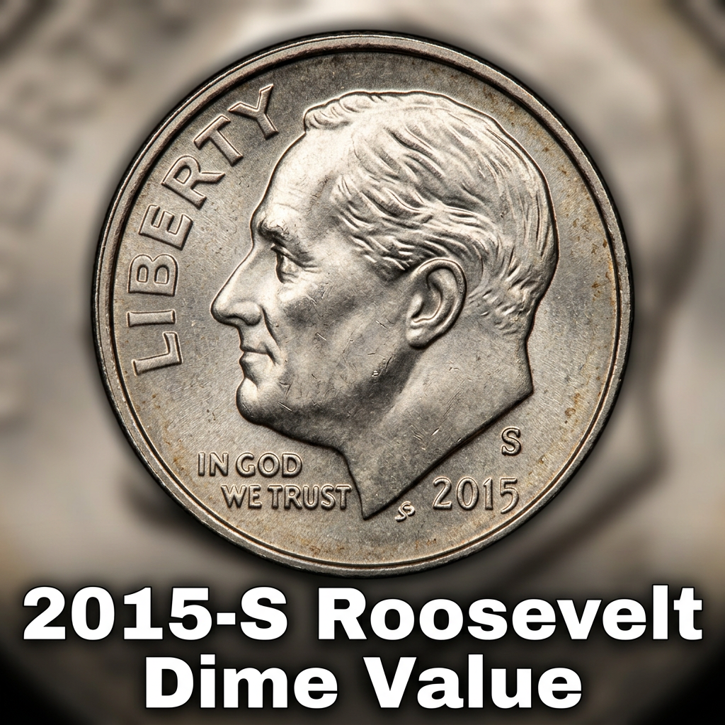 2015 S Roosevelt Dime Value Guide and Mint State Prices