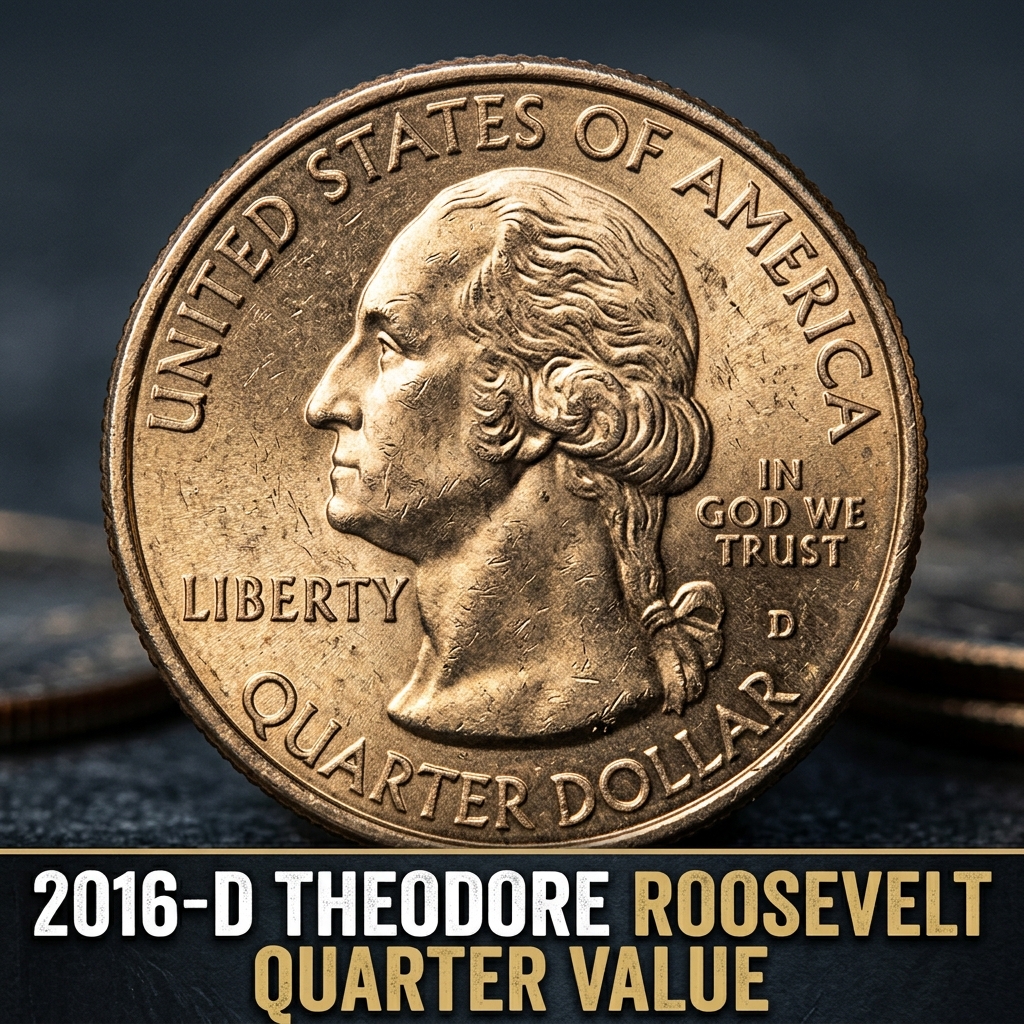 2016 D Theodore Roosevelt Quarter Value and Rarity Guide for Collectors