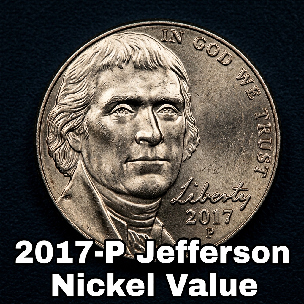 2017 P Jefferson Nickel Worth Money and Value Guide
