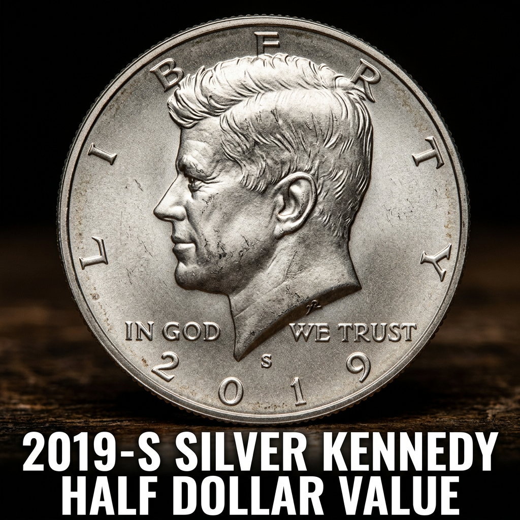 2019 S Silver Kennedy Half Dollar Value and Collector Guide
