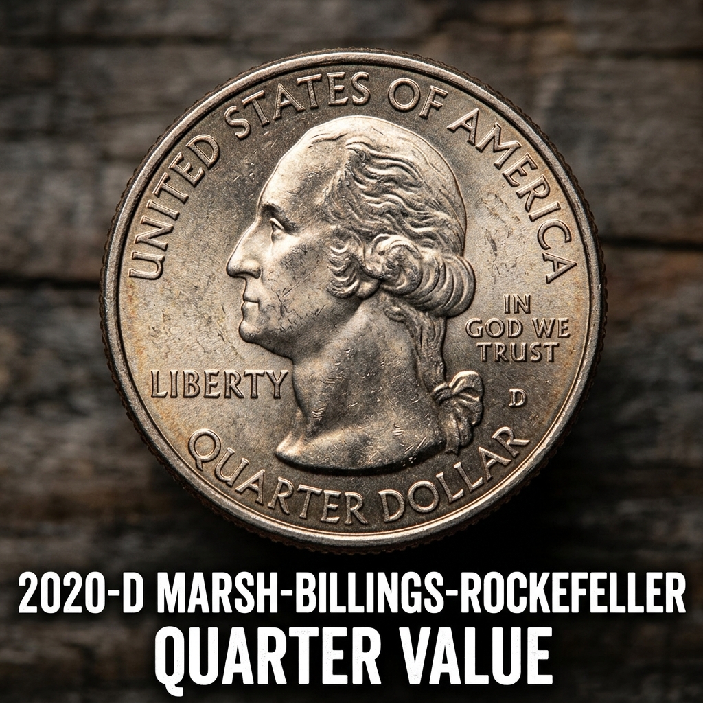 2020 D Marsh Billings Rockefeller Quarter Value Guide