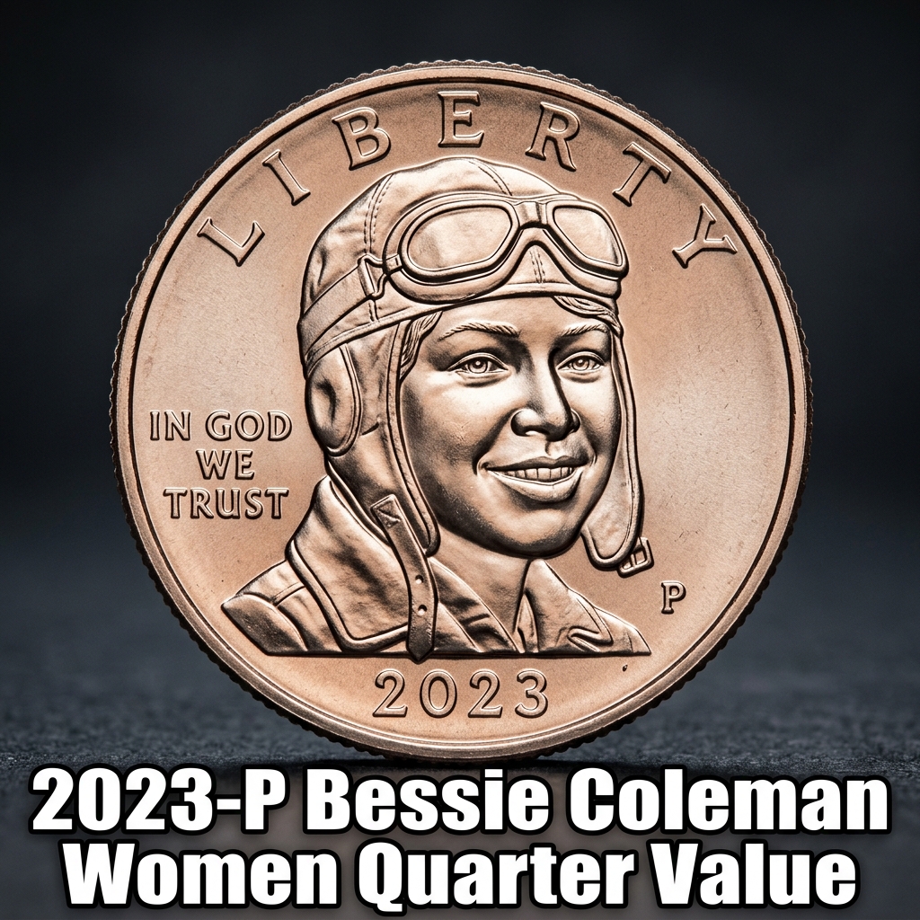 2023 P Bessie Coleman Quarter Value and Rarity Guide for Collectors