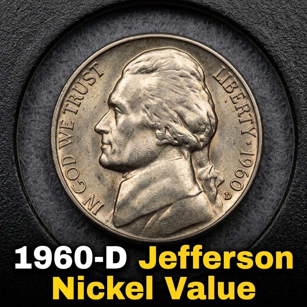 Current 1960 D Jefferson Nickel Value and Collector Guide