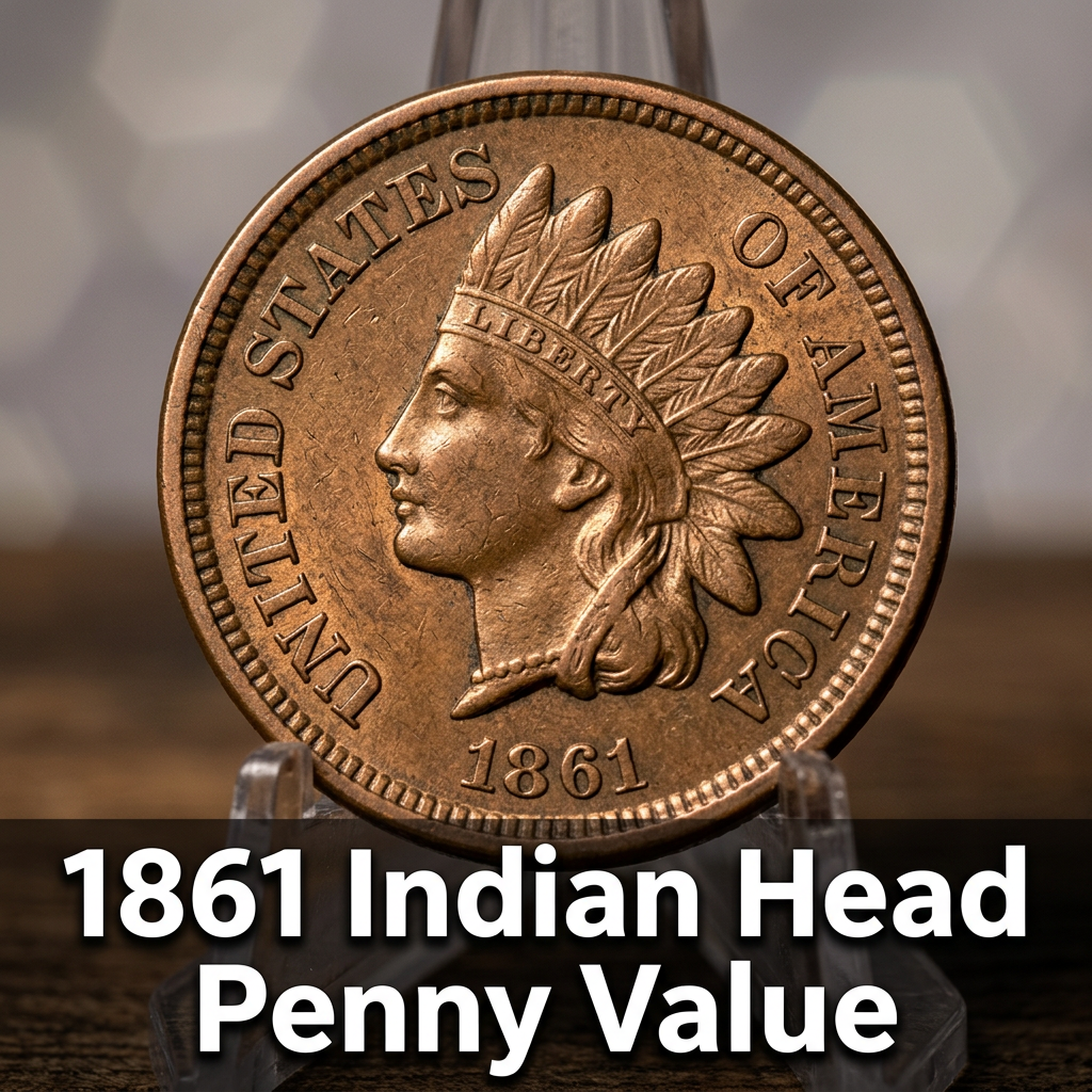 Current Market Rare 1861 Indian Head Penny Values and Identification Guide