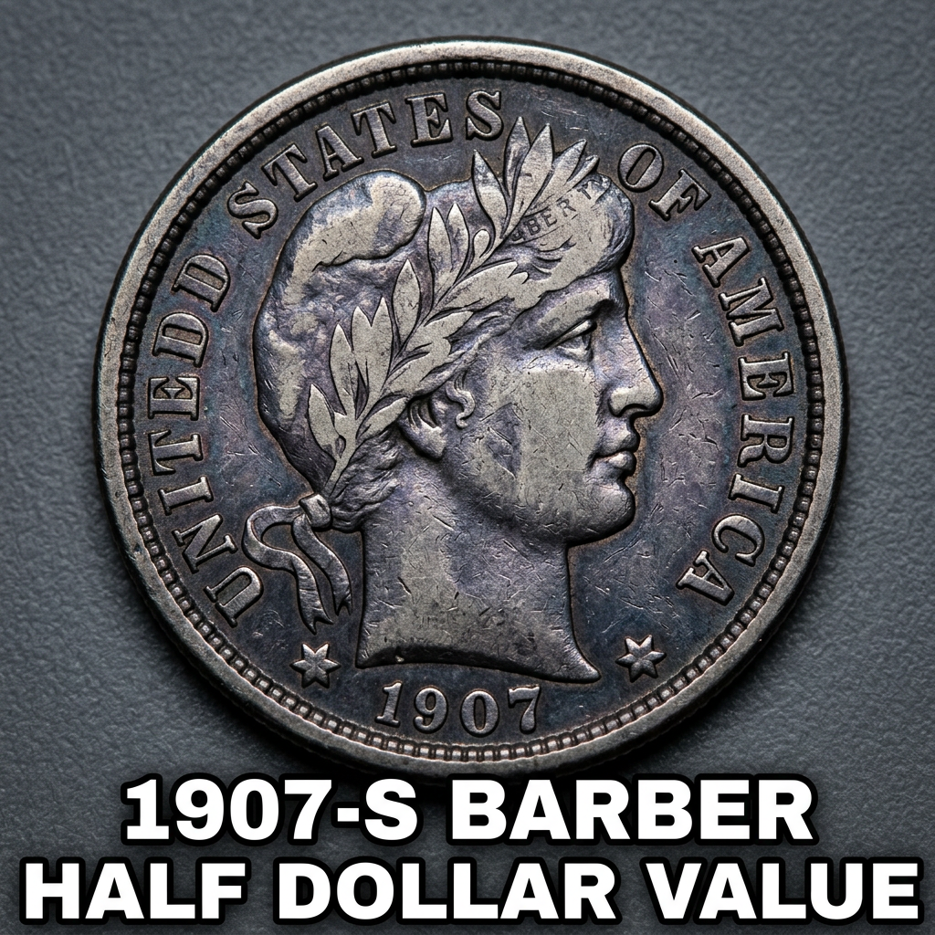 Everything You Need To Know About The 1907 S Barber Half Dollar Value