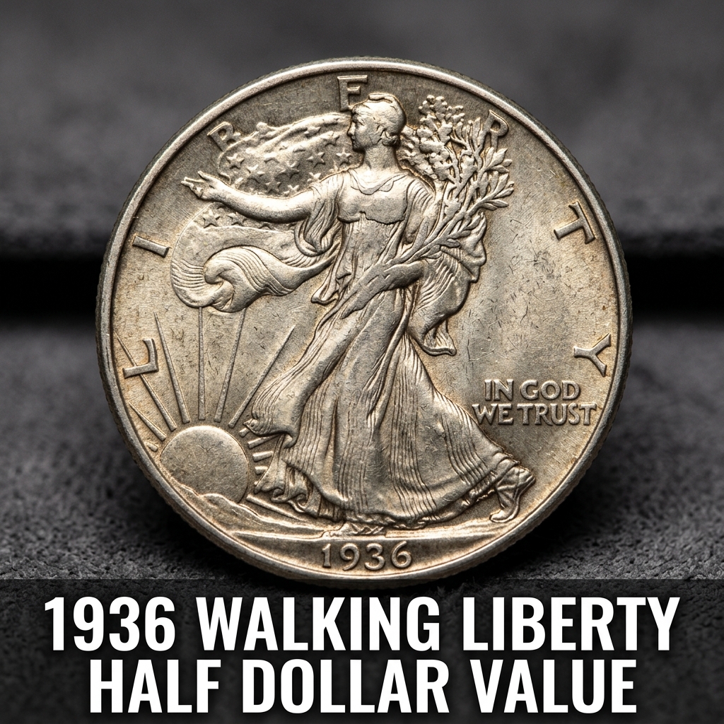 How Much Is a 1936 Walking Liberty Half Dollar Worth Today
