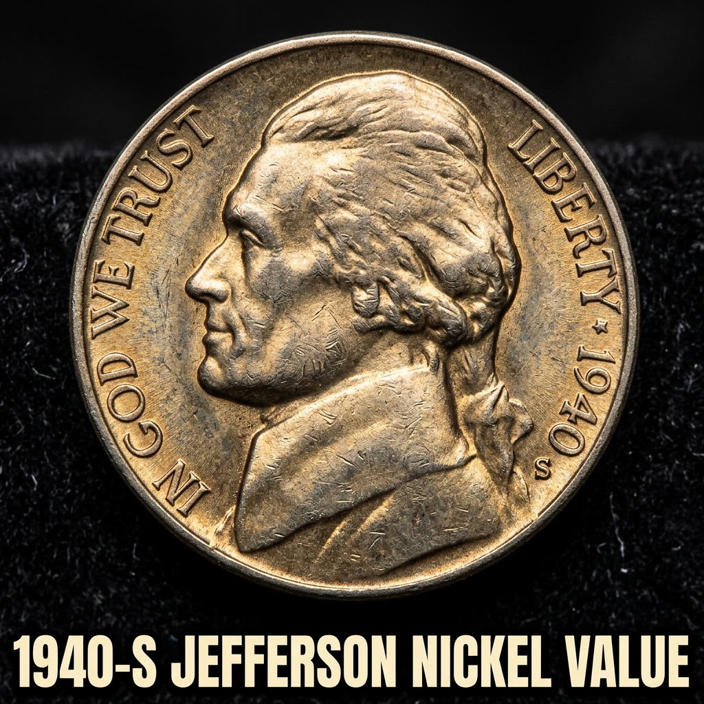 How Much Is A 1940 S Jefferson Nickel Worth Today