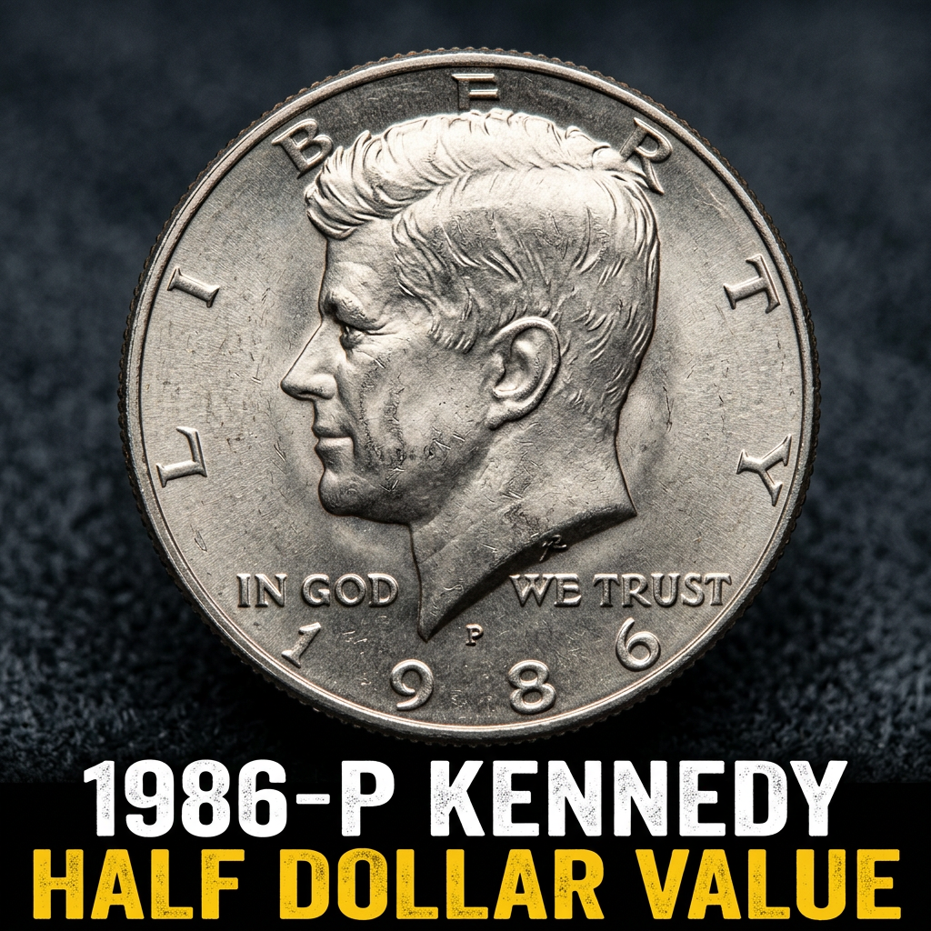 How Much is a 1986 P Kennedy Half Dollar Worth Today