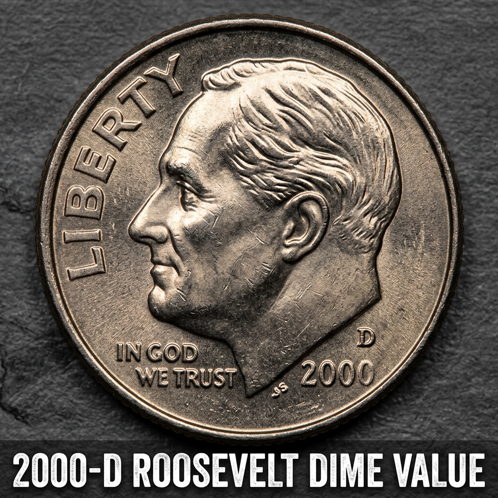 How Much Is a 2000 D Roosevelt Dime Worth Today
