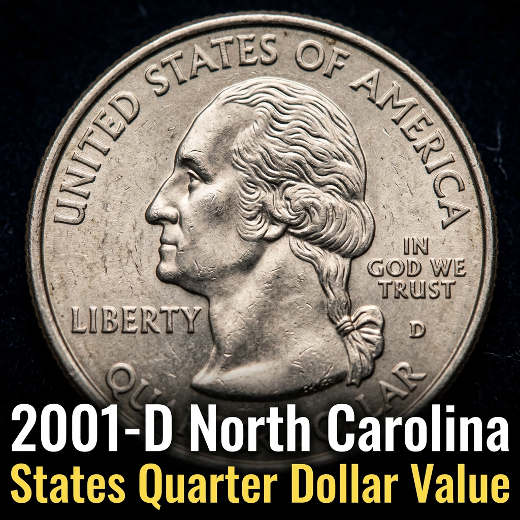 How Much is a 2001 D North Carolina State Quarter Worth Today