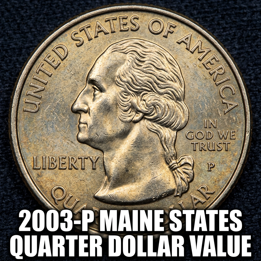 How Much is a 2003 P Maine State Quarter Worth Today