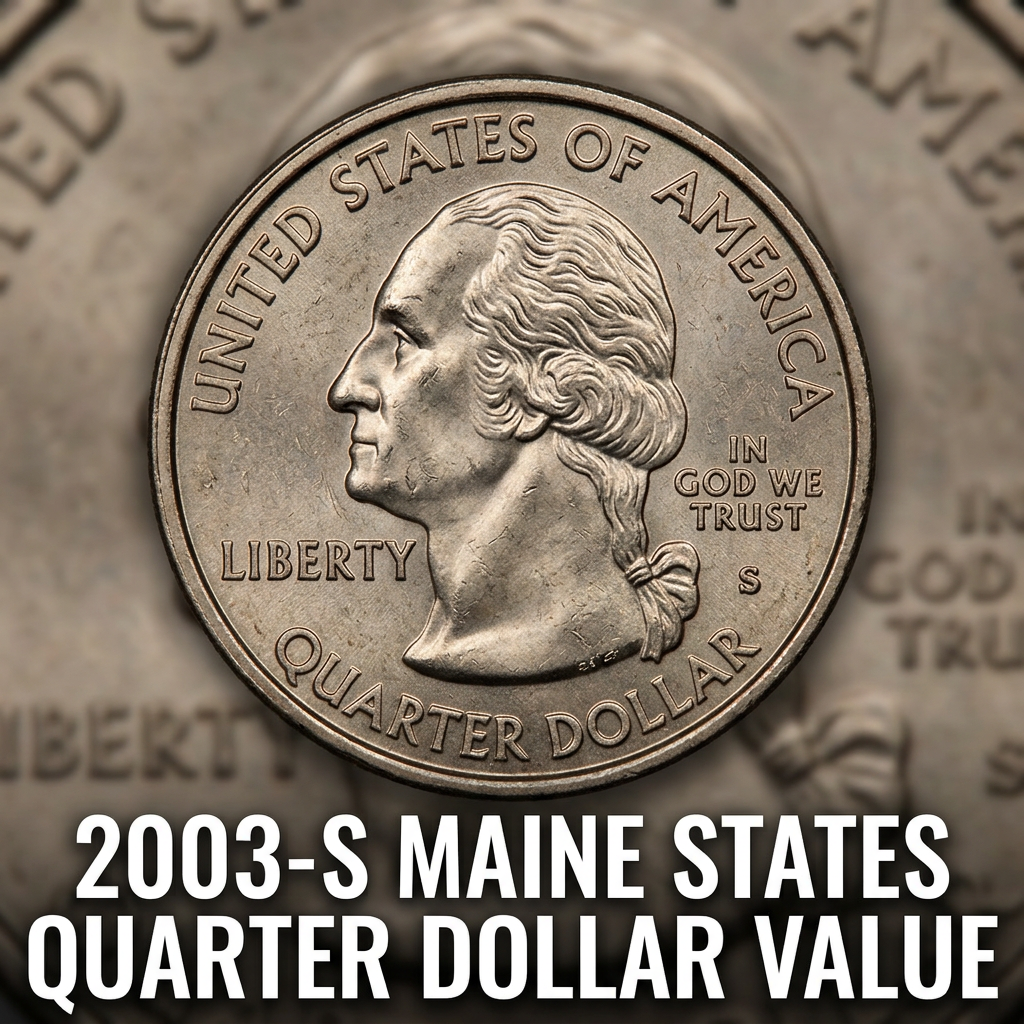 How Much Is a 2003 S Maine State Quarter Worth Today