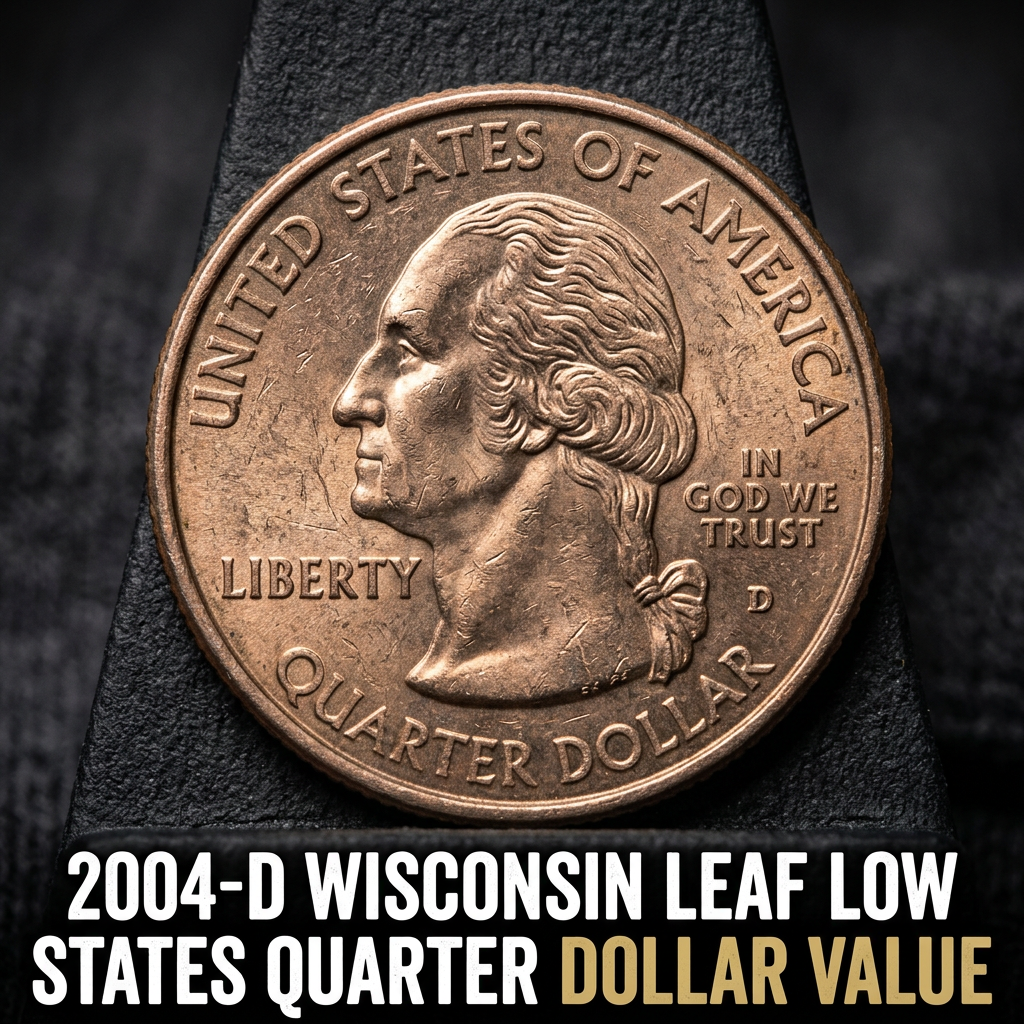 How Much Is a 2004 D Wisconsin Low Leaf Quarter Worth Today