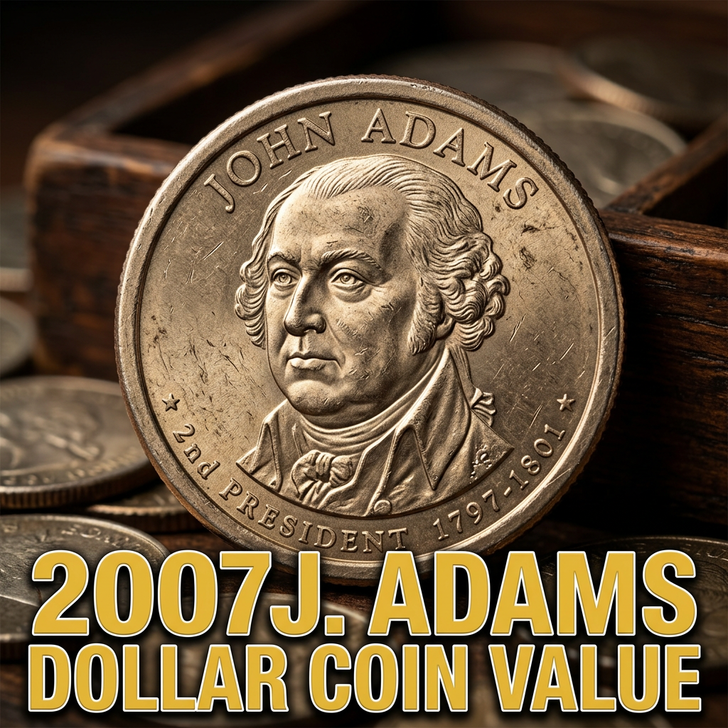 How Much is a 2007 J Adams Dollar Coin Worth Today