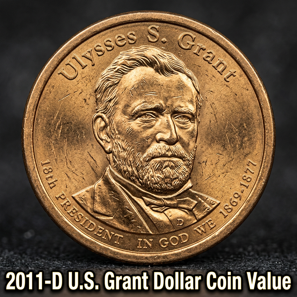 How Much Is a 2011 D Ulysses S Grant Presidential Dollar Worth Today