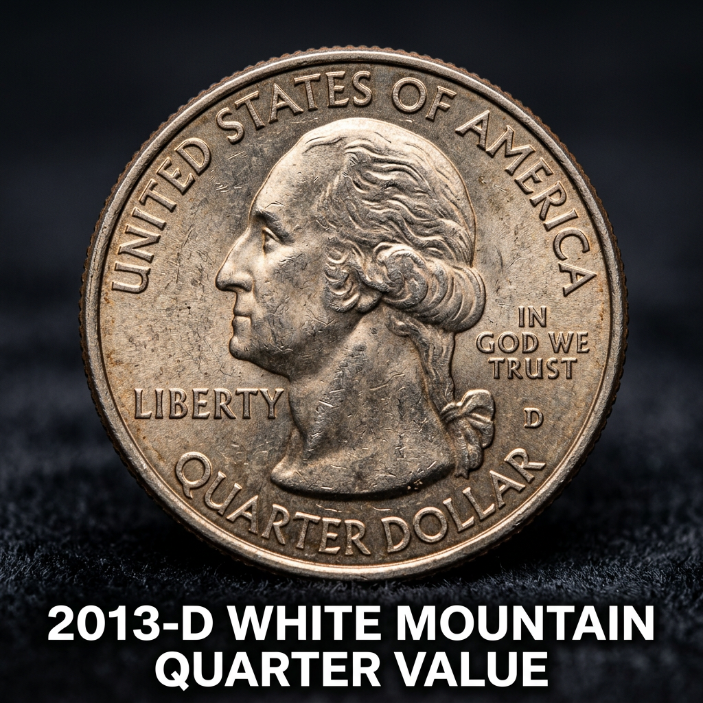 How Much Is a 2013 D White Mountain Quarter Worth Today