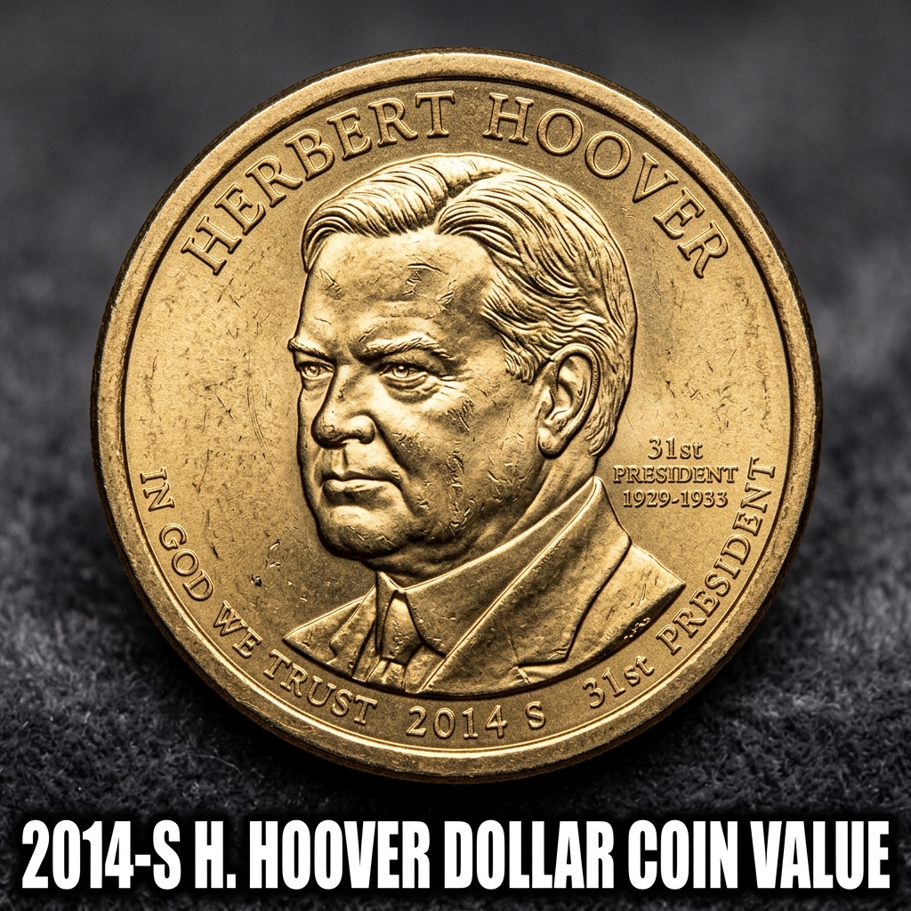 How much is a 2014 S Herbert Hoover Dollar worth today