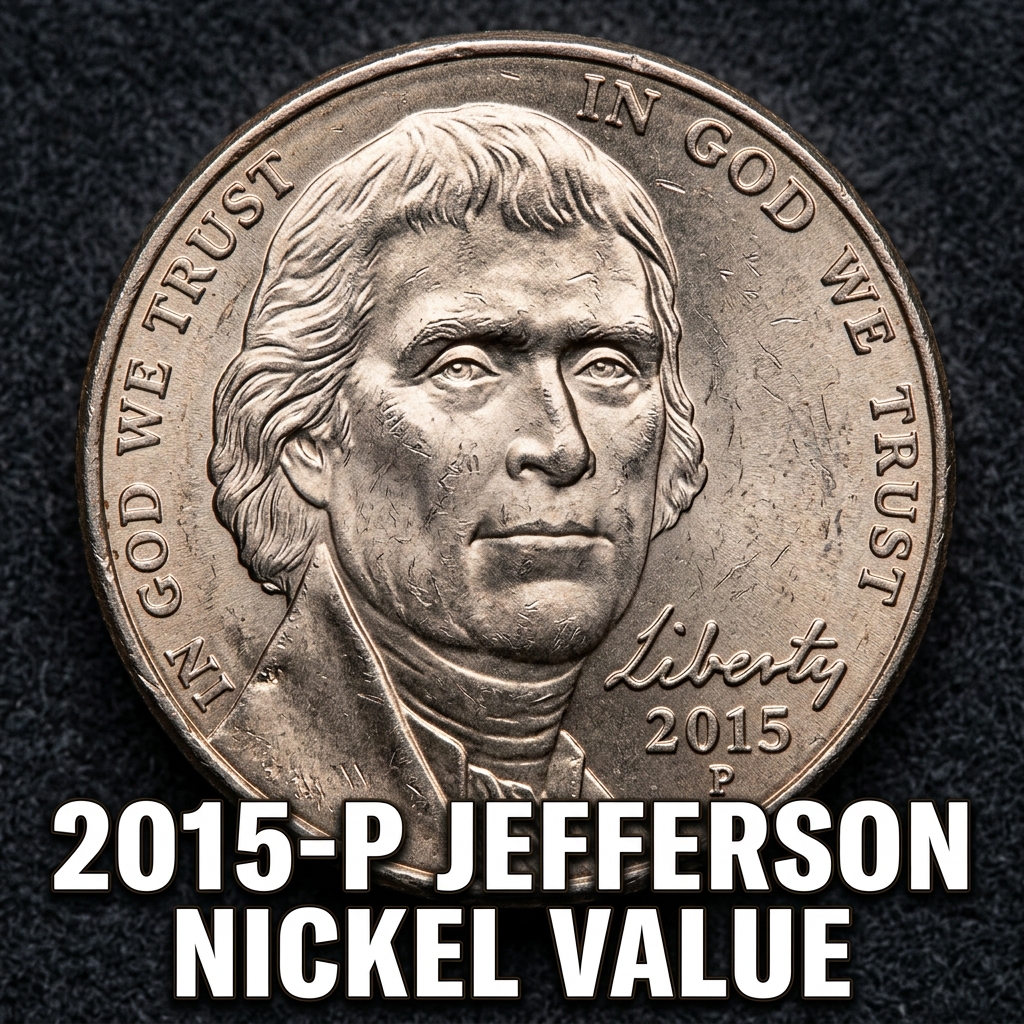 How Much is a 2015 P Jefferson Nickel Worth Today
